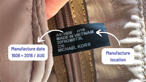 how can you tell a real michael kors bag|michael kors serial number checker.